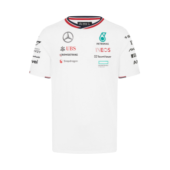 Mercedes AMG Petronas tricou de bărbați Driver White F1 Team 2024
