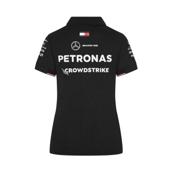 Mercedes AMG Petronas tricou polo de damă Driver black F1 Team 2024