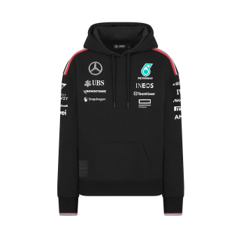 Mercedes AMG Petronas hanorac de damă cu glugă Driver Oversize black F1 Team 2024