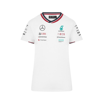 Mercedes AMG Petronas tricou de dama Driver white F1 Team 2024