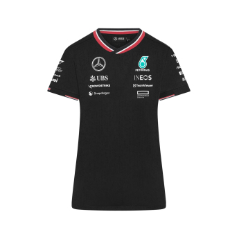 Mercedes AMG Petronas tricou de dama Driver black F1 Team 2024