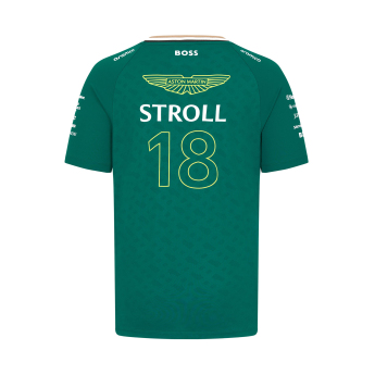Aston Martin tricou de bărbați Lance Stroll green F1 Team 2024