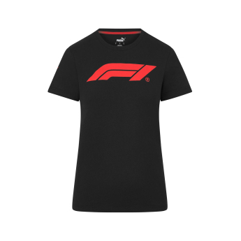 Formula 1 tricou de dama Logo black 2024