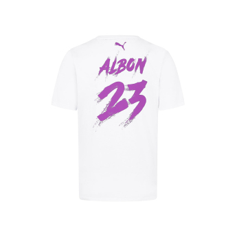 Williams Martini Racing tricou de bărbați Alexander Albon white F1 Team 2024