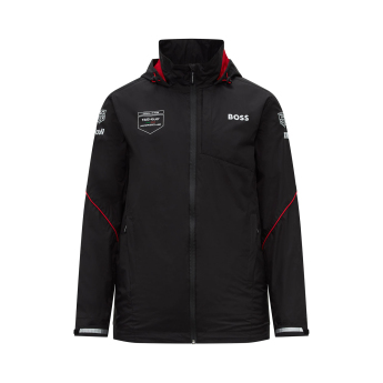 Porsche Motorsport geacă de bărbați cu glugă BOSS-Logo Rain black 2023