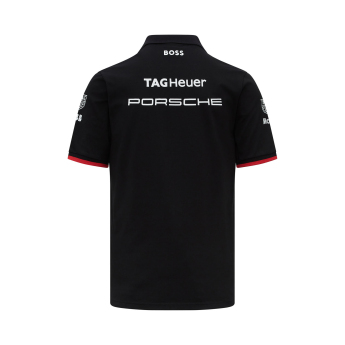 Porsche Motorsport tricou polo BOSS-Logo black 2023