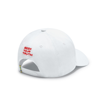 Ayrton Senna șapcă de baseball Logo white 2024