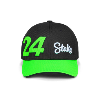 Stake Kick Sauber șapcă de baseball Drivers Zhou Guanyu green-black F1 Team 2024
