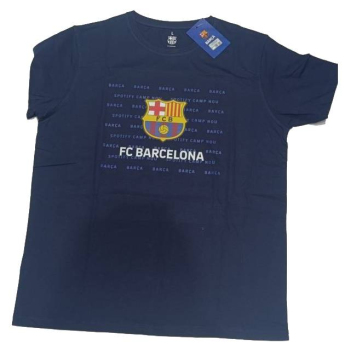 FC Barcelona tricou de bărbați Emblem marino
