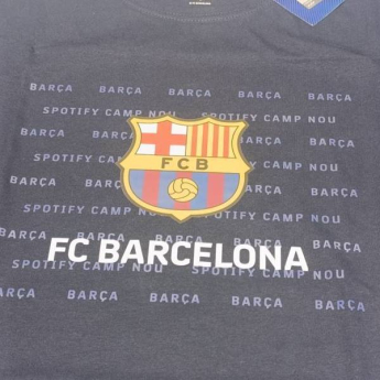 FC Barcelona tricou de bărbați Emblem marino