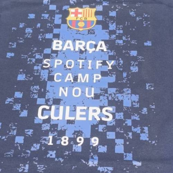 FC Barcelona tricou de bărbați Logos navy
