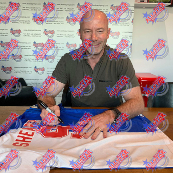 Legende tricou înrămat Blackburn Rovers FC 1994-95 Shearer Signed Shirt (Framed)