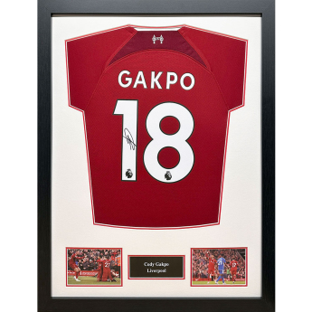 Legende tricou înrămat Liverpool FC  2022-2023 Gapko Signed Shirt (Framed)