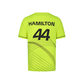 Mercedes AMG Petronas tricou de bărbați Lewis Hamilton Sports yellow F1 Team 2024