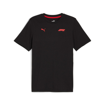 Formula 1 tricou de bărbați Small Logo black 2024