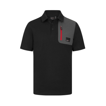 Porsche Motorsport tricou polo Small Logo black 2024