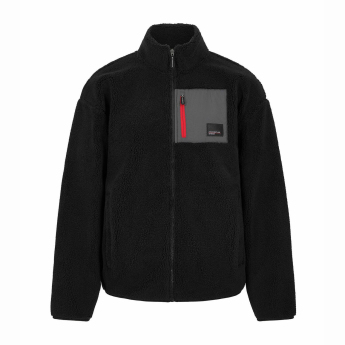 Porsche Motorsport hanorac de bărbați Half Zip black 2024