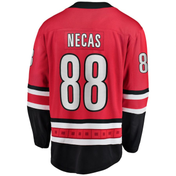 Carolina Hurricanes tricou de hochei Martin Nečas #88 Breakaway Home 2017/2018