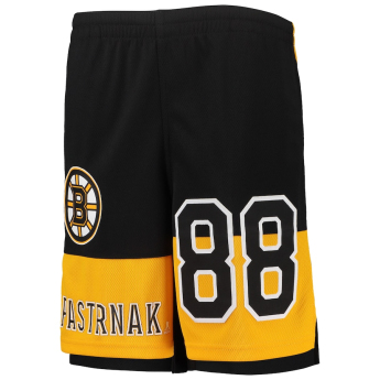 Boston Bruins pantaloni scurți de copii David Pastrňák #88 Pandemonium Name & Number