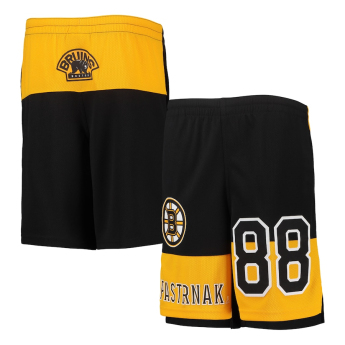 Boston Bruins pantaloni scurți de copii David Pastrňák #88 Pandemonium Name & Number