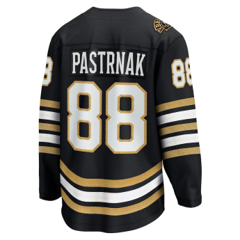 Boston Bruins tricou de hochei David Pastrnak #88 black 100th Anniversary Premier Breakaway Jersey