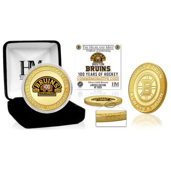 Boston Bruins monede de colecție 100th Anniversary Bronze Coin