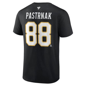 Boston Bruins tricou de bărbați 100th Anniversary Stack Logo Name & Number