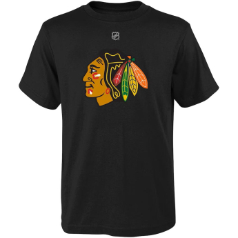 Chicago Blackhawks tricou de copii Connor Bedard #98 Player Name & Number Black