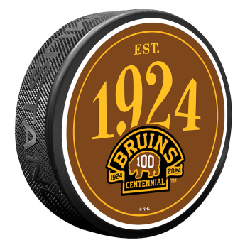 Boston Bruins puc 100th Anniversary Commemorative Hockey Year