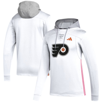 Philadelphia Flyers hanorac de bărbați cu glugă Adidas Refresh Skate Lace white