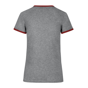 Detroit Red Wings tricou de dama Letter Ringer grey