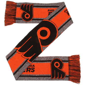 Philadelphia Flyers eșarfă de iarnă grey big team logo scarf