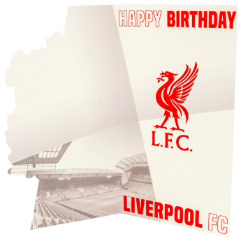 FC Liverpool urări pentru ziua de naștere Crest Birthday Card