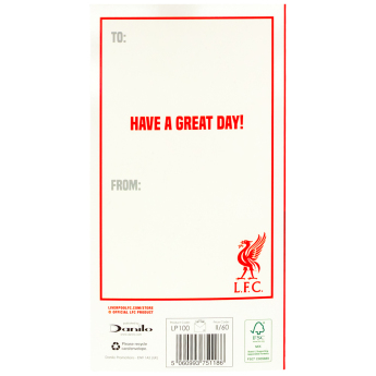 FC Liverpool urări pentru ziua de naștere Crest Birthday Card