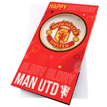 Manchester United urări pentru ziua de naștere Glory Glory Birthday Card