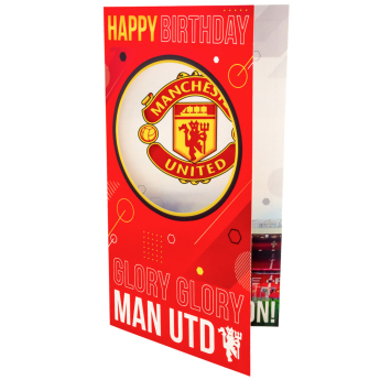 Manchester United urări pentru ziua de naștere Glory Glory Birthday Card