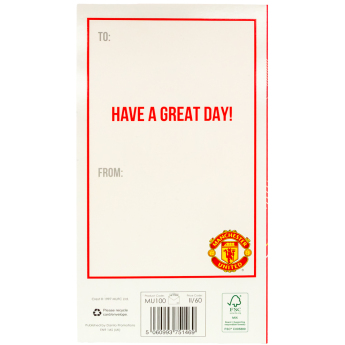 Manchester United urări pentru ziua de naștere Glory Glory Birthday Card