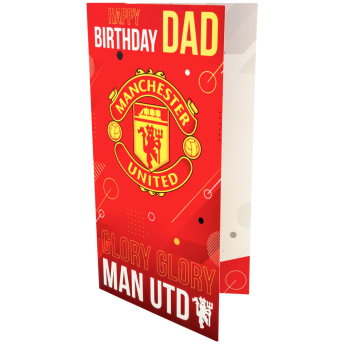 Manchester United urări pentru ziua de naștere Dad Birthday Card