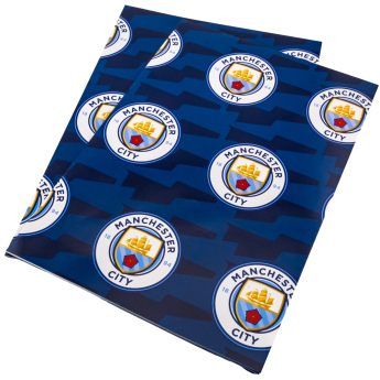 Manchester City hârtie de împachetat Text Gift Wrap