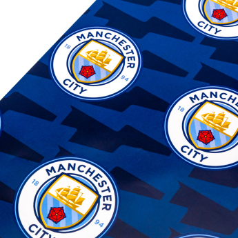 Manchester City hârtie de împachetat Text Gift Wrap