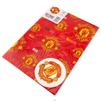Manchester United hârtie de împachetat Text Gift Wrap