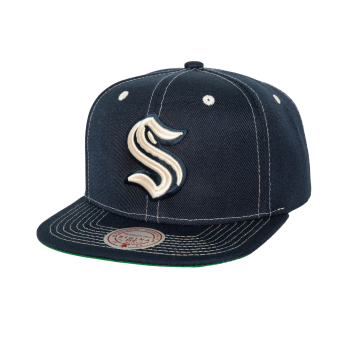 Seattle Kraken șapcă flat Contrast Natural Snapback Vintage