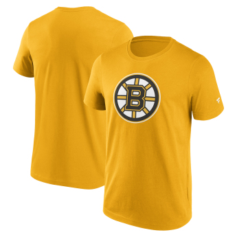 Boston Bruins tricou de bărbați Primary Logo Graphic T-Shirt Yellow Gold