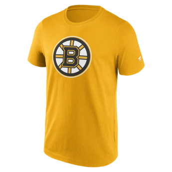 Boston Bruins tricou de bărbați Primary Logo Graphic T-Shirt Yellow Gold