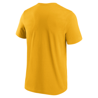 Boston Bruins tricou de bărbați Primary Logo Graphic T-Shirt Yellow Gold