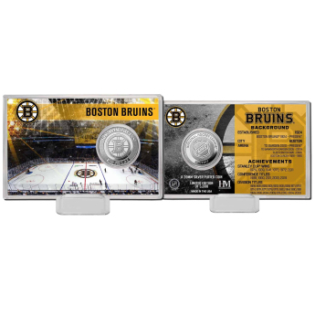 Boston Bruins monede de colecție History Silver Coin Card Limited Edition od 5000