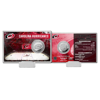 Carolina Hurricanes monede de colecție History Silver Coin Card Limited Edition od 5000