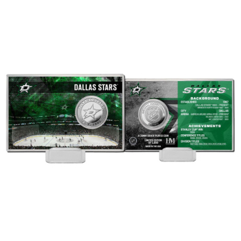 Dallas Stars monede de colecție History Silver Coin Card Limited Edition od 5000