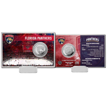 Florida Panthers monede de colecție History Silver Coin Card Limited Edition od 5000