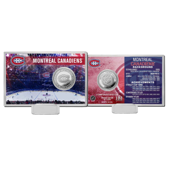 Montreal Canadiens monede de colecție History Silver Coin Card Limited Edition od 5000